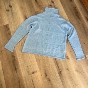 Women's Gray Turtleneck Sweater
